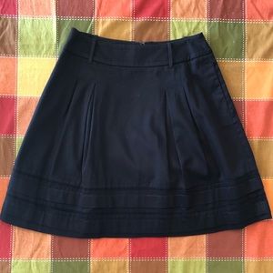 Black pleated skirt